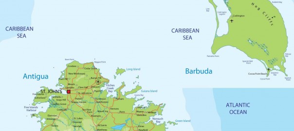 Map Of Antigua And Barbuda 604x270 
