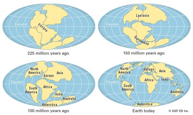 Best Fit of South America and Africa along Continental Slope