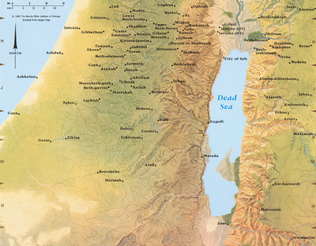 Where is the Dead Sea?