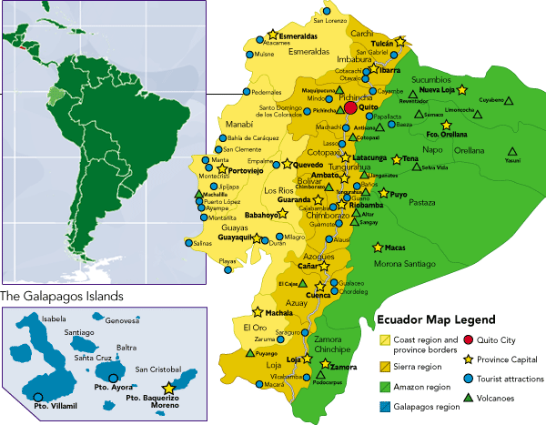 Ecuador Map 