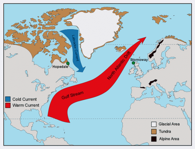 Gulf Stream Current Chart