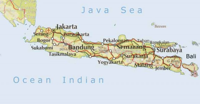 java island world map