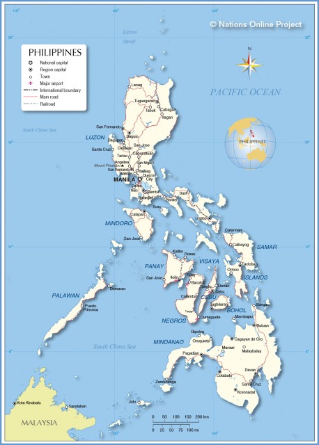 Philippines map