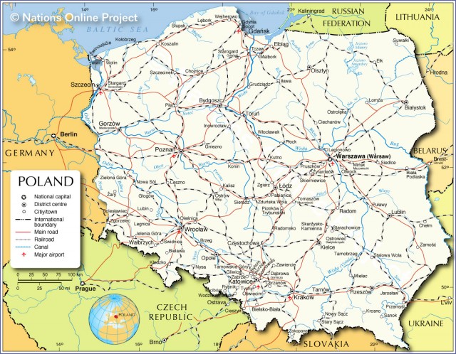 Poland map