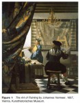 The Art of Painting by Johannes Vermeer, 1667, Vienna, Kunsthistorisches Museum.