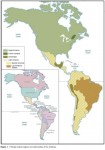 Principal cultural regions and nation-states of the Americas.