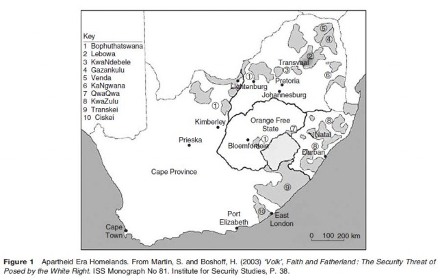 Apartheid Era Homelands