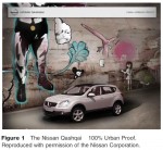 The Nissan Qashqai 100% Urban Proof. Reproduced with permission of the Nissan Corporation.