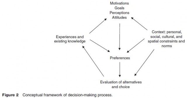 Conceptual framework of decision-making process