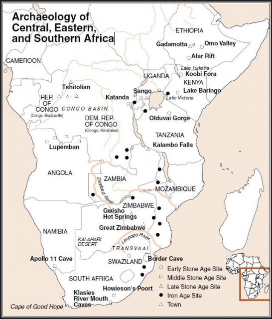 Archaeology of Central, Eastern, and Southern Africa