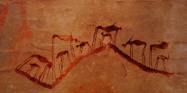 ancient african cave art