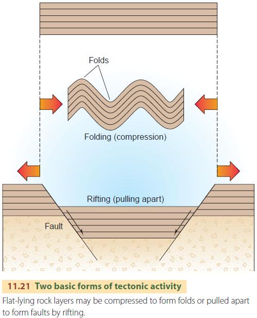 Two basic forms of tectonic activity