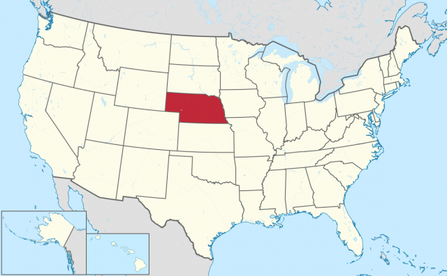Nebraska map