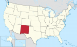 New Mexico map