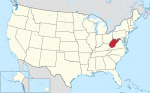 West Virginia map