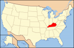 Kentucky map