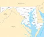 Maryland map