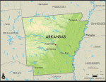 Arkansas map