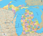 Michigan map