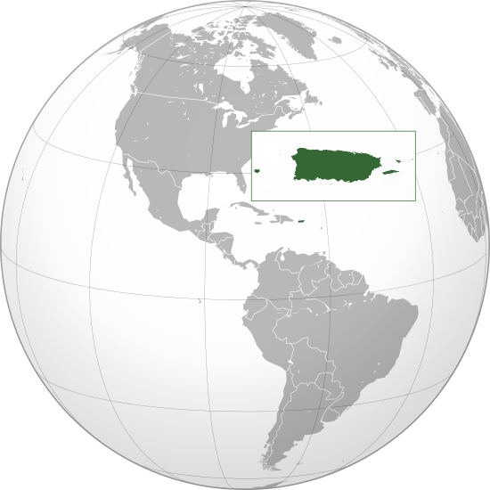 Puerto Rico map