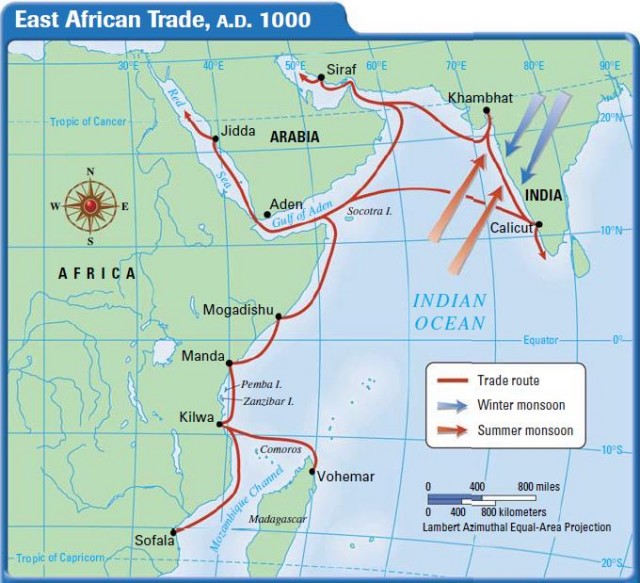 East African Trade, A.D. 1000