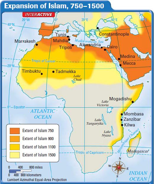 Expansion of Islam, 750–1500