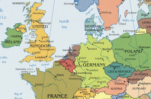 map Belgium Europe