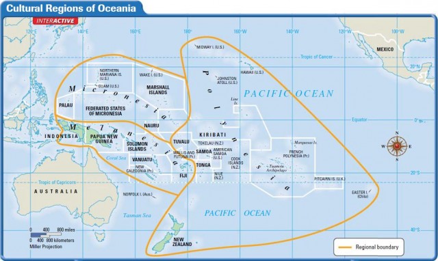 Cultural Regions of Oceania