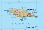 Jamaica’s land features range from low-lying coastal plains to the Blue Mountain crests that reach nearly 7,500 feet (2,286 meters) in elevation.