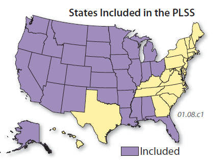 States Included in the PLSS