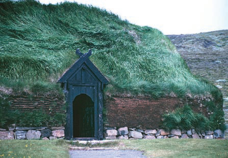 Remains of Viking settlement, Iceland