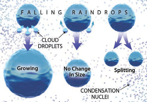 How Do Water Droplets Form and Grow?