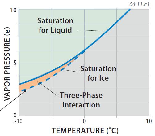 How Do Ice, Liquid, and Vapor Interact Within a Cloud?