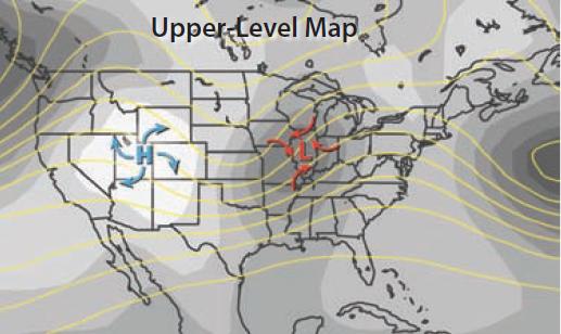 How Do Anticyclones Typically Migrate Across North America?