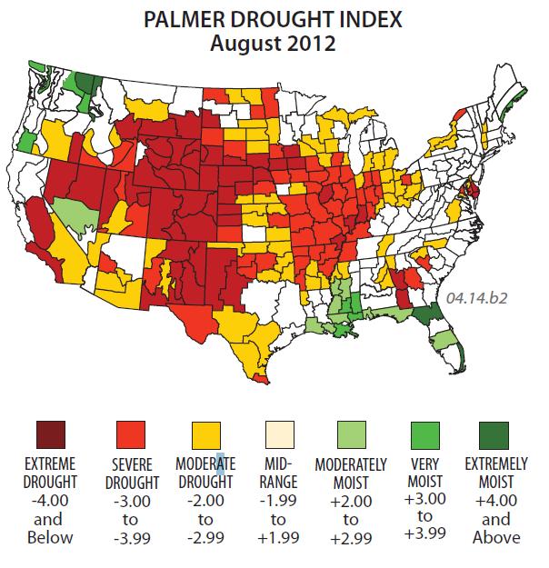 How Can Moisture Extremes Be Characterized?