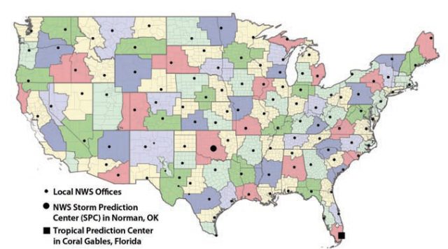 How Does the National Weather Service Alert the Public About Severe Weather?